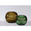 Гусевской Хрустальный завод / Crystal vase for flowers "Multicolor" small green