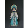 Потешный промысел / Porcelain souvenir doll "Stylized girlish costume"