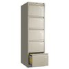 AFC-05 card cabinet, 1634 x467 x630 mm, 5 boxes for 275 hanging folders, Foolscap or A4 folder format (NO folders)