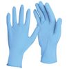 ЛАЙМА / Blue nitrile gloves, 50 pairs (100 pcs.), Powder-free, durable, size L (large)