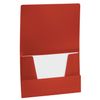 Folder on elastics BRAUBERG "Office", red, 300 sheets, 500 µm