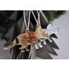 Ленивые Бобры / Lazy Beavers / Christmas tree toy mirrored "Triceratops"