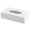 ЛАЙМА / Tabletop / wall-mounted cosmetic tissue dispenser, plastic, white