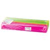 Line plastic, 20 cm, PYTHAGORAS, opaque, neon, assorted