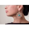 Lace earrings "Mademoiselle Josephine" beige