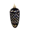 Гжельский Фарфоровый завод / Christmas tree toy Pine cone No. 2 cobalt paint gold