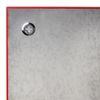 Board magnetic marker glass (45x45 cm), 3 magnets, RED, BRAUBERG