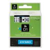 Cartridge for DYMO D1 label printers, 24 mm х 7 m, plastic tape, black font, white background
