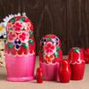 Сималенд / Matryoshka "Violets", 5 dolls