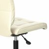 BRABIX / Poltrona "Stream MG-314", senza braccioli, argento cinque raggi, ecopelle, beige,