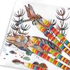 Bleistift mit mehrfarbiger Mine UNLANDIA MAGIC, 1 Stück, verdickt, angespitzt