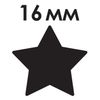 Hole punch shaped "Star", diameter of cut figures 16 mm, TREASURE ISLAND