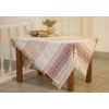 Тканые узоры / Tablecloth "Young Lady-Peasant", embroidery color: green, beige, 180x133