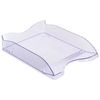 Tray horizontal paper of STAMM "Luxury", A4 (350х255х70 mm), tinted blue