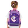 ПИФАГОР / Backpack PIFAGOR SCHOOL for primary school, Moon princess, 38x28x14 cm