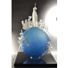 Sculpture glass "We can not live without space"