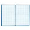 BRAUBERG / Not defteri "INDAY mavi", 96 yaprak A5 (135x206 mm), ciltli, lamine kapak, kafes