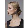 Lace earrings "Carmen" black