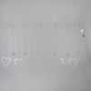Luazon Lighting / Garland "Fringe" with attachments "Heart"