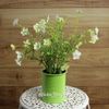 Kaemingk / Artificial flower in a planter Verbena 22 cm, white
