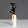 Керамика ручной работы / Figurine "Ethiopian with a plate" 32 cm