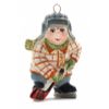 Фарфоровая мануфактура / Christmas toy "Boy - hockey player"