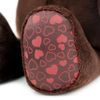 ORANGE TOYS / Plush toy Choco Bear with heart 20 cm