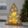 Luazon Lighting / Figura LED "Árbol de Navidad. Feliz Navidad"
