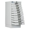Cabinet metal for documents PRACTICE "MDC-A4/650/10", 10 boxes, 650 x277 x405 mm, collected