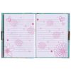 BRAUBERG / Notebook "Princess" SMALL FORMAT 56 sheets A6, 110x150 mm, hardcover, line, lock, sharpener, ruler, eraser, pencil, gift wrapping