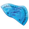 Set drawing small flexible BRAUBERG "FLEX" (line 15 cm, triangle, protractor), assorted