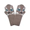 Women's double jacquard mittens