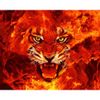 Опт-картина / Pintura por números 40x50 Tigre de fuego