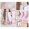 Art Pattern / Interior doll "Hardy", sewing kit, 18.9 × 22.5 × 2.5 cm