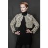 Снежинка / Snowflake / Women's lace jacket "Peony scent"