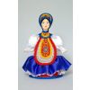 Потешный промысел / Porcelain souvenir doll "Girl's costume, festive, late 19th - early 20th century"