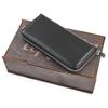 Gift set "You're in my heart" clutch zipper large + box wood