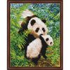 Опт-картина / khảm kim cương 40x50, kim cương giả gia đình Panda