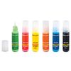 Paint on glass (stained glass) BRAUBERG, 6 colors in 20 ml (fluorescent 1), 12 templates, suspension