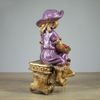 Хорошие сувениры / Figure "Girl on a bench" 21x28x44 cm
