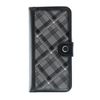 Clutch button mini combo, cage white diagonal
