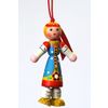 Souvenir doll Girl in Russian folk costume of Moscow province