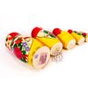 Семеновская роспись / Russian girl - traditional matryoshka, 5 dolls 16 cm