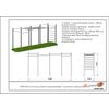 ARMS / Double two-level handle, 5 horizontal bars and wall bars
