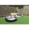 Outdoor poly fabric sofa