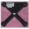 SCARLETT / Floor scales SC-217, electronic, weight up to 180 kg, square, glass, pink
