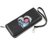 Clutch zipper large "Sun in the Waves" black
