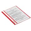BRAUBERG plastic folder, A4, 130/180 µm, red