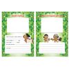Leaves-ear for portfolio STUDENT, 14 sections, 16 sheets, "the WORLD" ONLANDIA