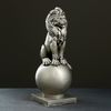 Хорошие сувениры / Figure "Lion sitting on a ball" 43x17 cm